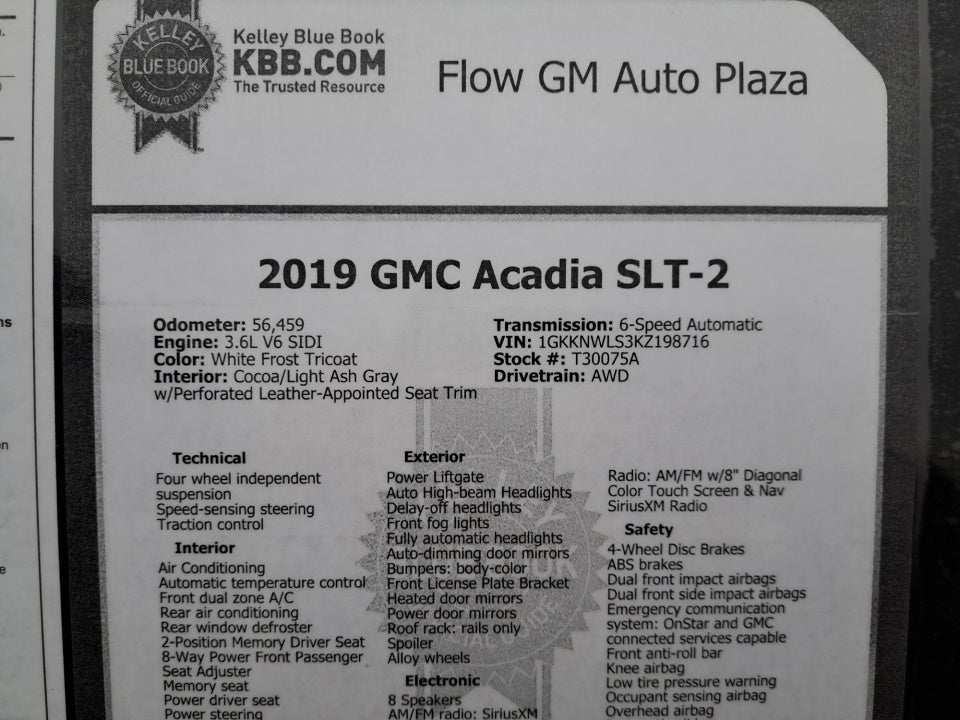 2019 GMC Acadia SLT-2