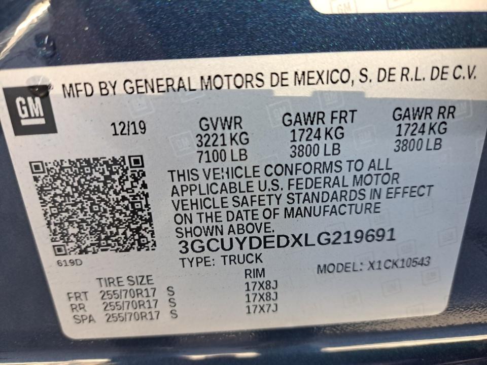 2020 Chevrolet Silverado 1500 LT