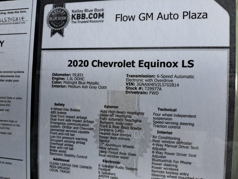 2020 Chevrolet Equinox FWD LS