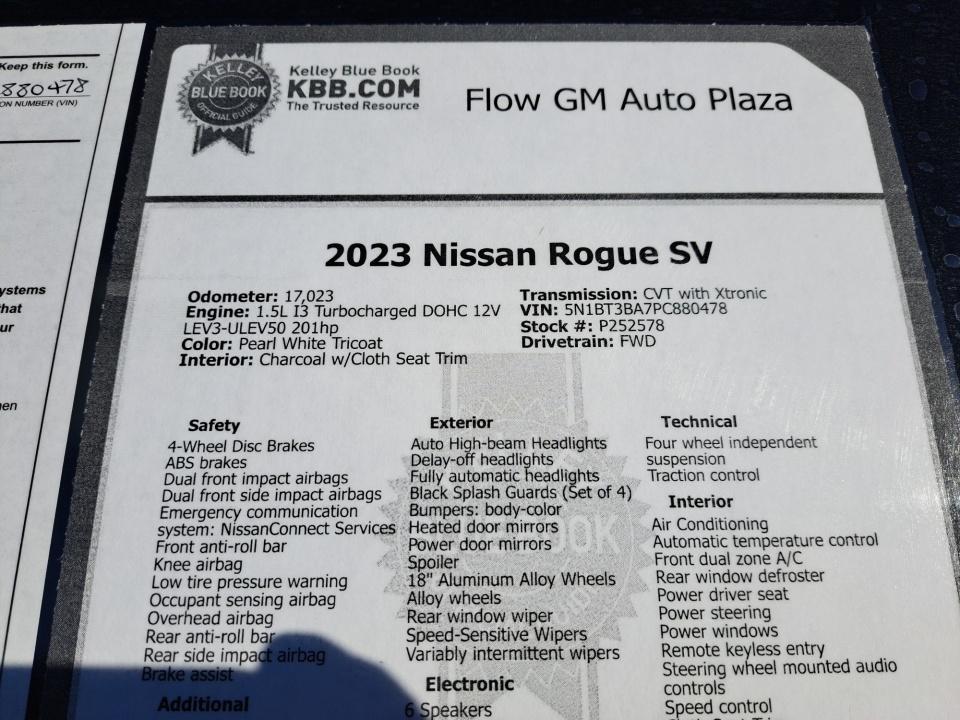 2023 Nissan Rogue SV