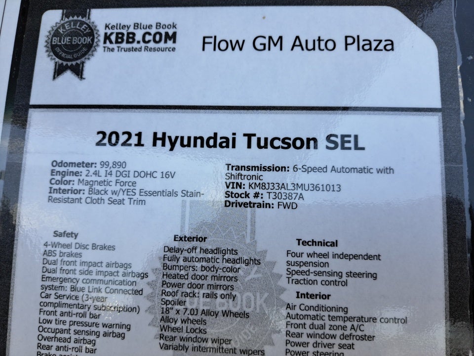 2021 Hyundai Tucson SEL