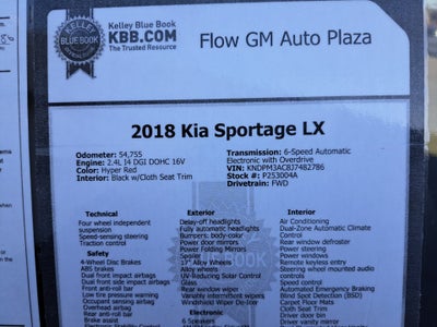 2018 Kia Sportage LX