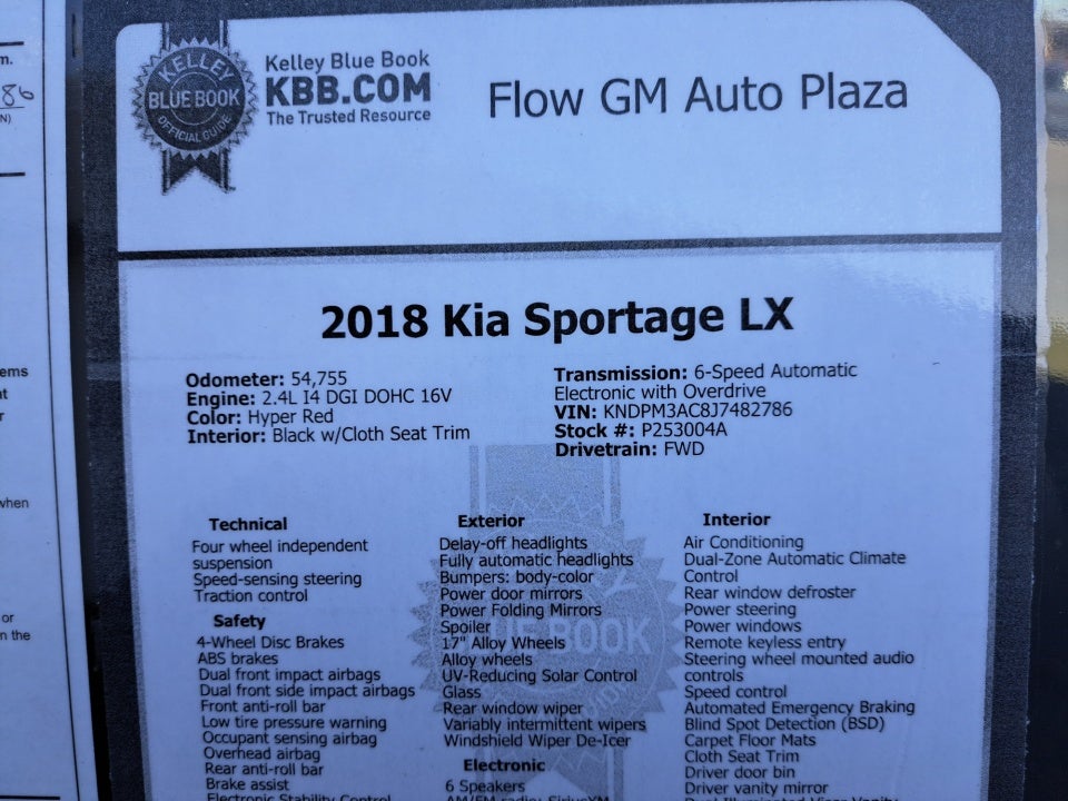 2018 Kia Sportage LX