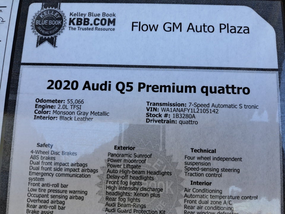 2020 Audi Q5 Premium 45 TFSI quattro S tronic