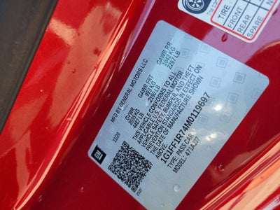 2021 Chevrolet Camaro RWD Coupe LT1