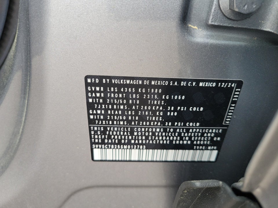 2025 Volkswagen Taos 1.5T SE