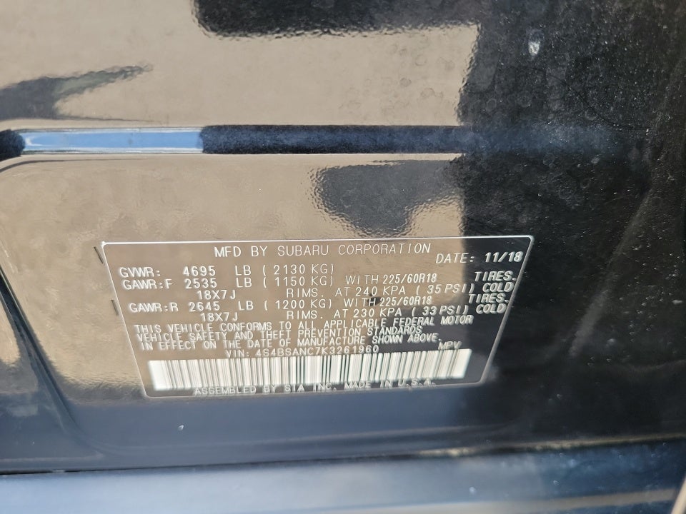 2019 Subaru Outback Limited