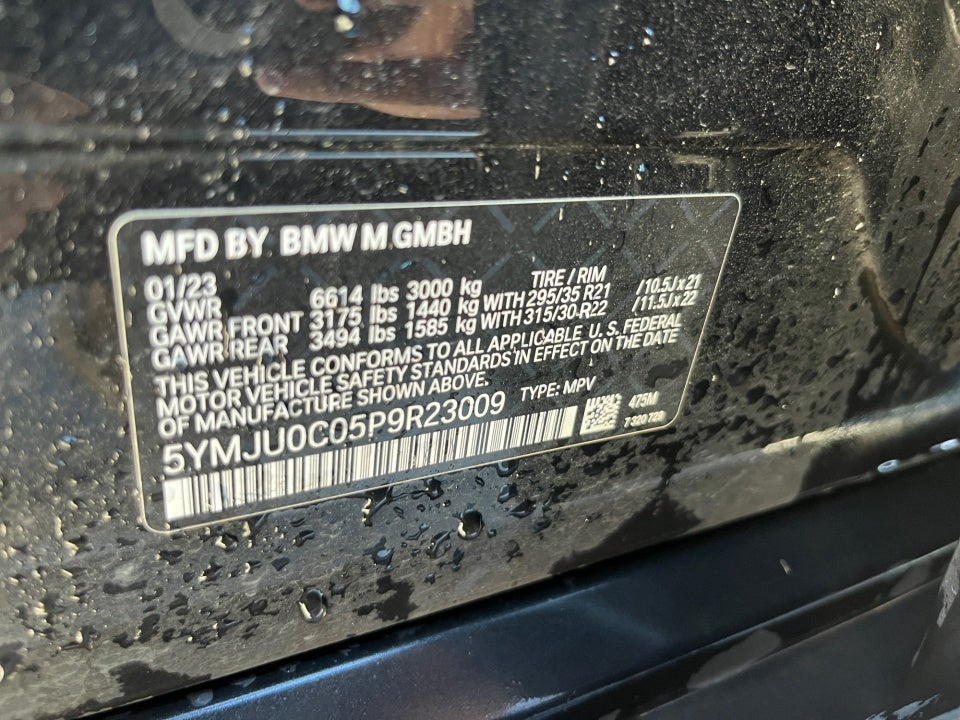 2023 BMW X5 M Sports Activity Vehicle