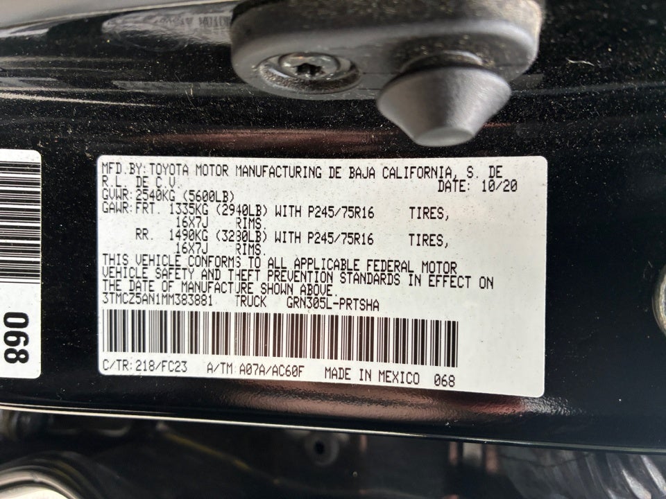 2021 Toyota Tacoma SR5