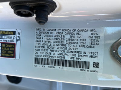 2017 Honda CR-V Touring