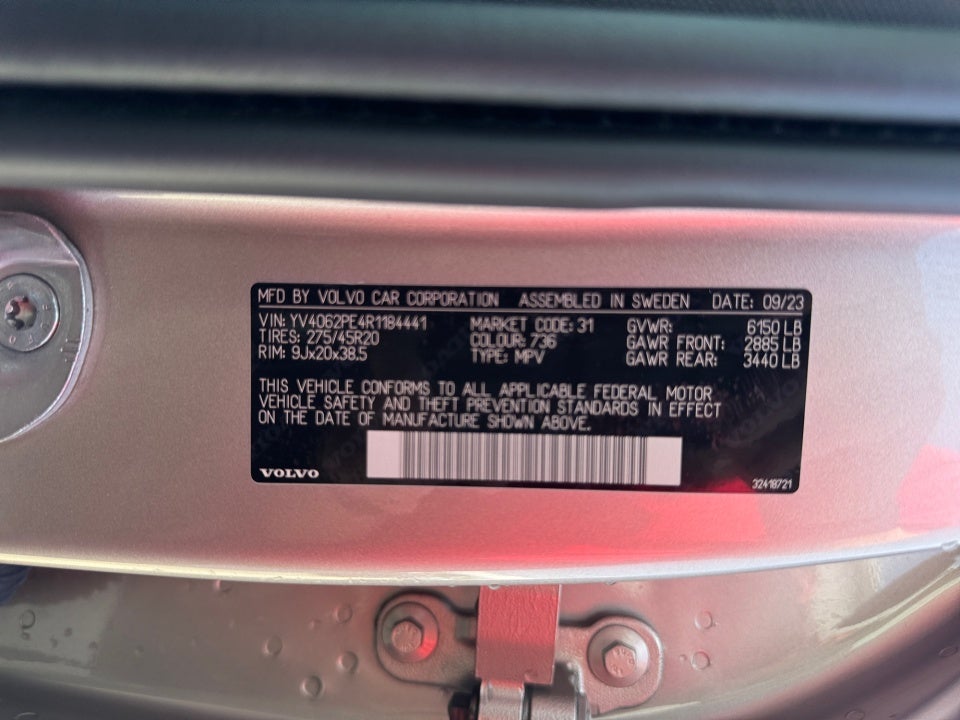 2024 Volvo XC90 B6 Plus Bright Theme 7-Seater