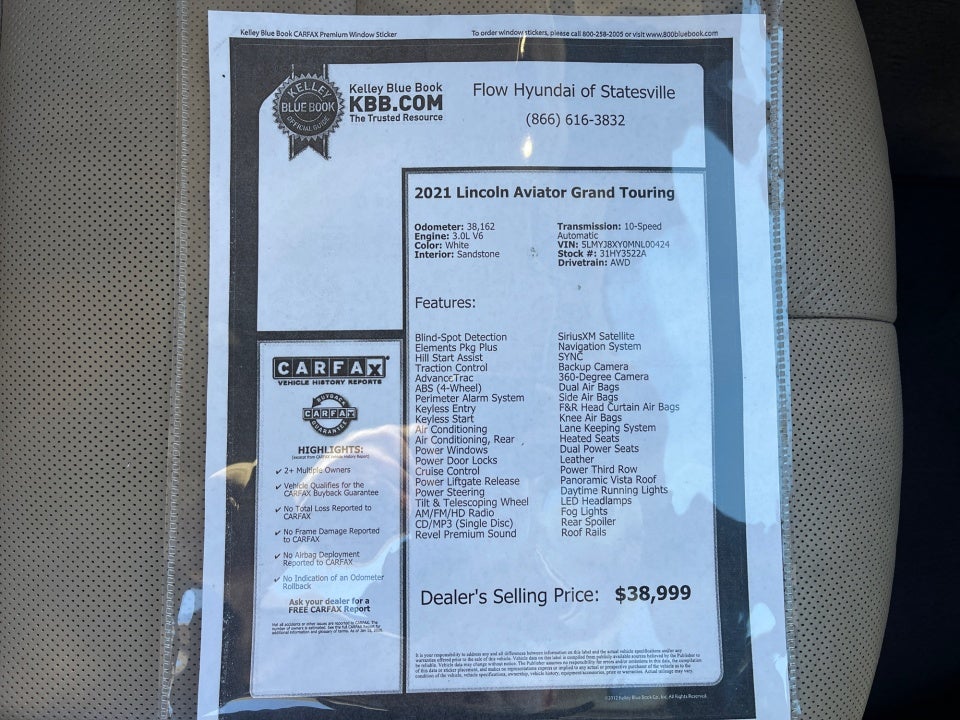 2021 Lincoln Aviator Grand Touring