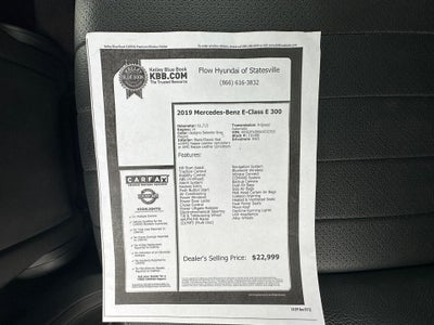 2019 Mercedes-Benz E 300 E 300