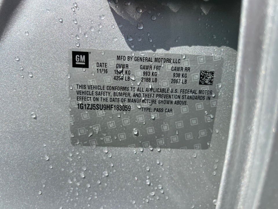 2017 Chevrolet Malibu Hybrid Hybrid