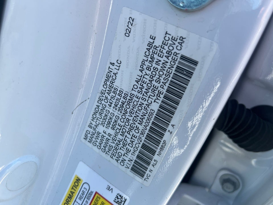 2022 Honda Accord Sport 2.0T
