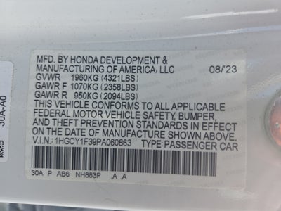 2023 Honda Accord EX