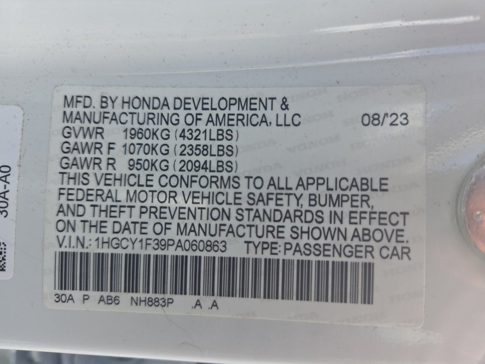 2023 Honda Accord EX