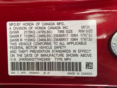 2026 Honda CR-V LX AWD