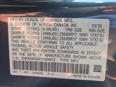 2026 Honda CR-V LX
