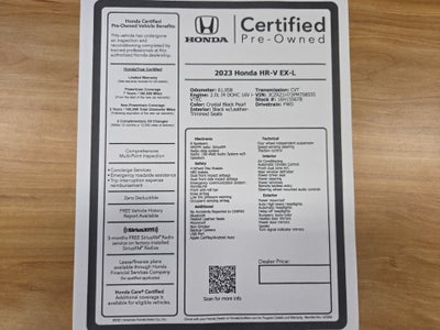 2023 Honda HR-V EX-L