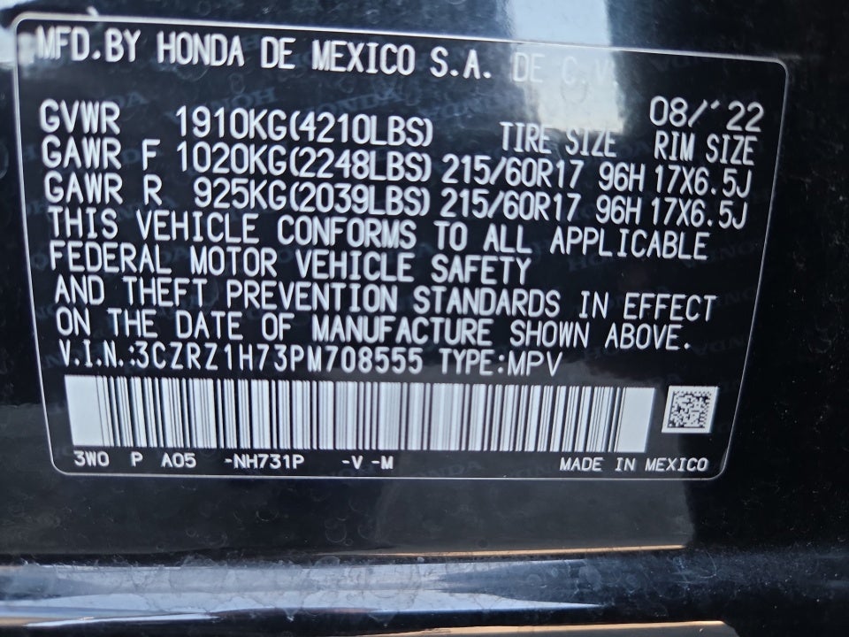 2023 Honda HR-V EX-L