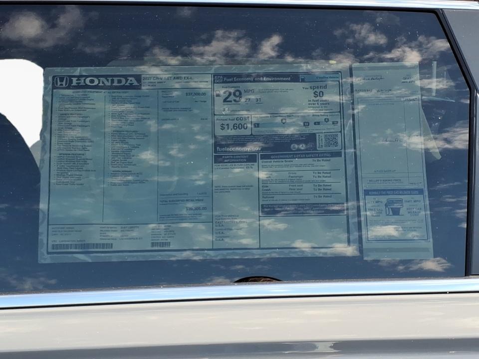 2027 Honda CR-V EX-L