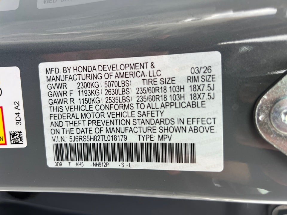 2026 Honda CR-V Hybrid Sport-L