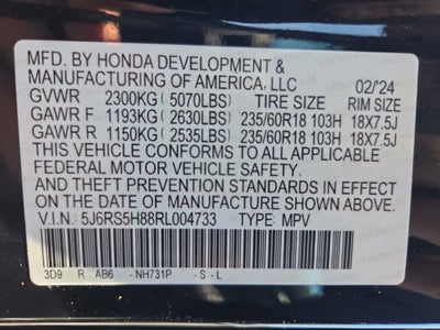 2024 Honda CR-V Hybrid Sport-L