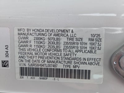 2026 Honda CR-V Hybrid Sport Touring
