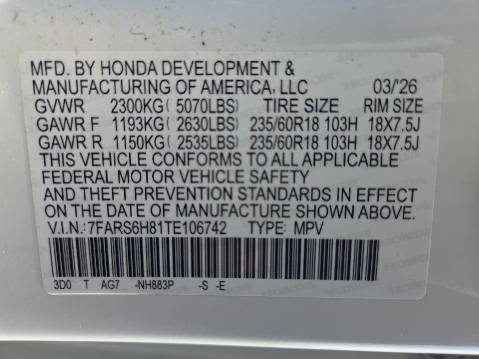 2026 Honda CR-V Hybrid Sport-L