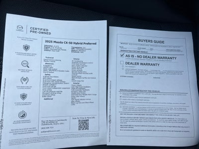 2025 Mazda Mazda CX-50 Hybrid Preferred Package