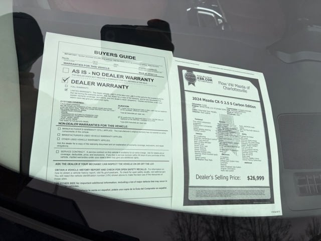 2024 Mazda Mazda CX-5 2.5 S Carbon Edition