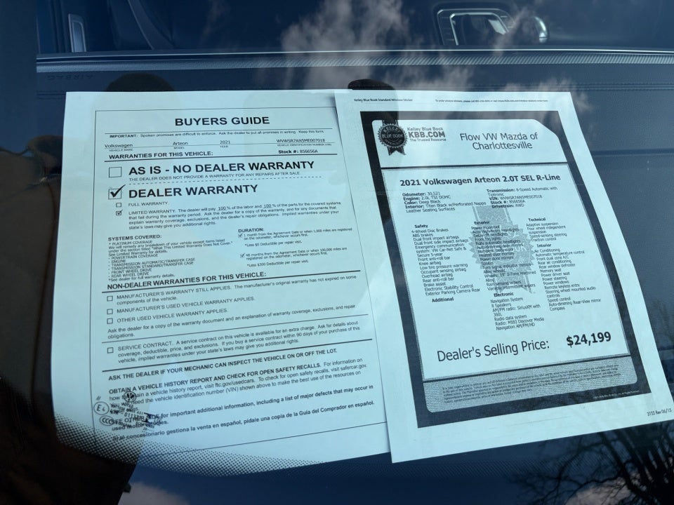 2021 Volkswagen Arteon 2.0T SEL R-Line