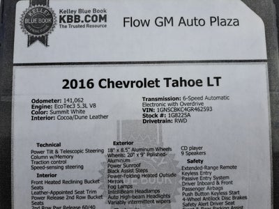 2016 Chevrolet Tahoe LT