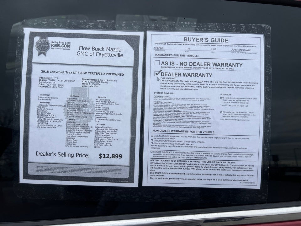 2018 Chevrolet Trax LT