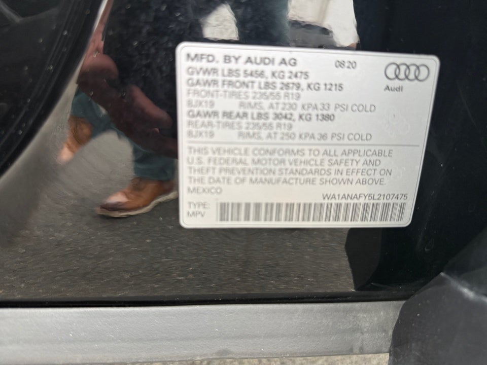2020 Audi Q5 Premium 45 TFSI quattro S tronic