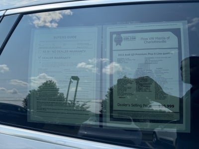 2023 Audi Q3 Premium Plus 45 TFSI S line quattro Tiptronic