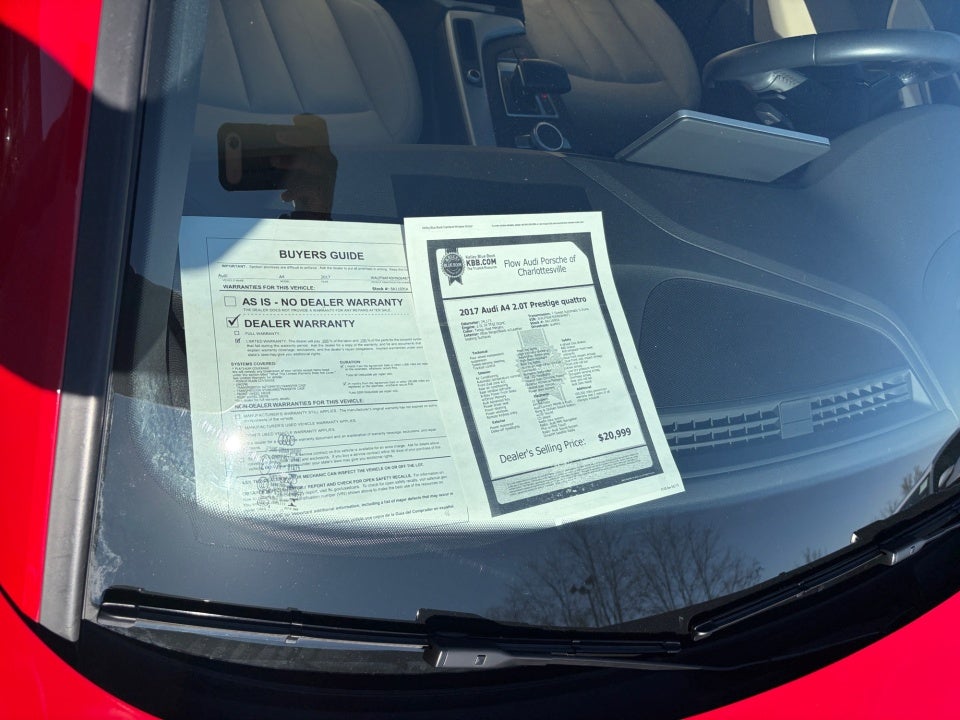2017 Audi A4 2.0T Premium
