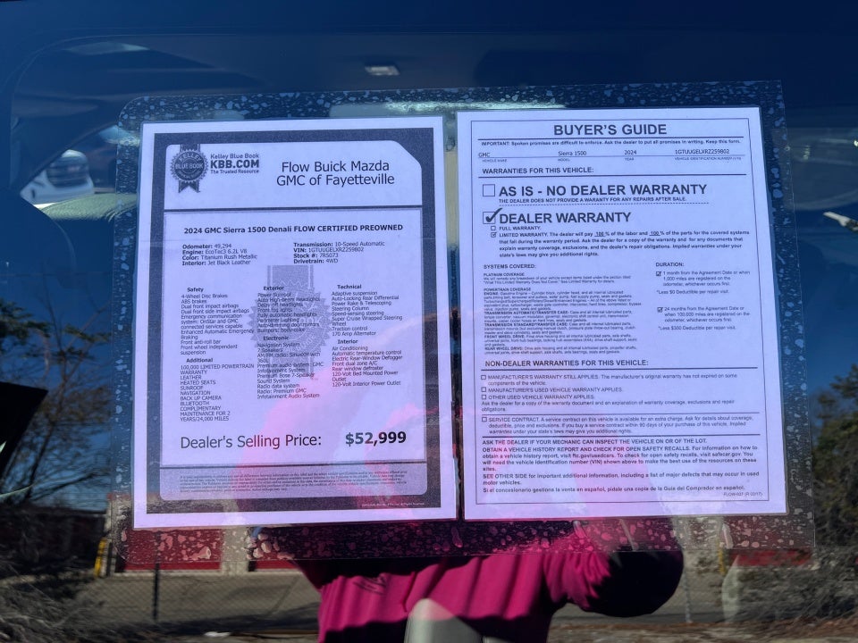 2024 GMC Sierra 1500 4WD Crew Cab Short Box Denali