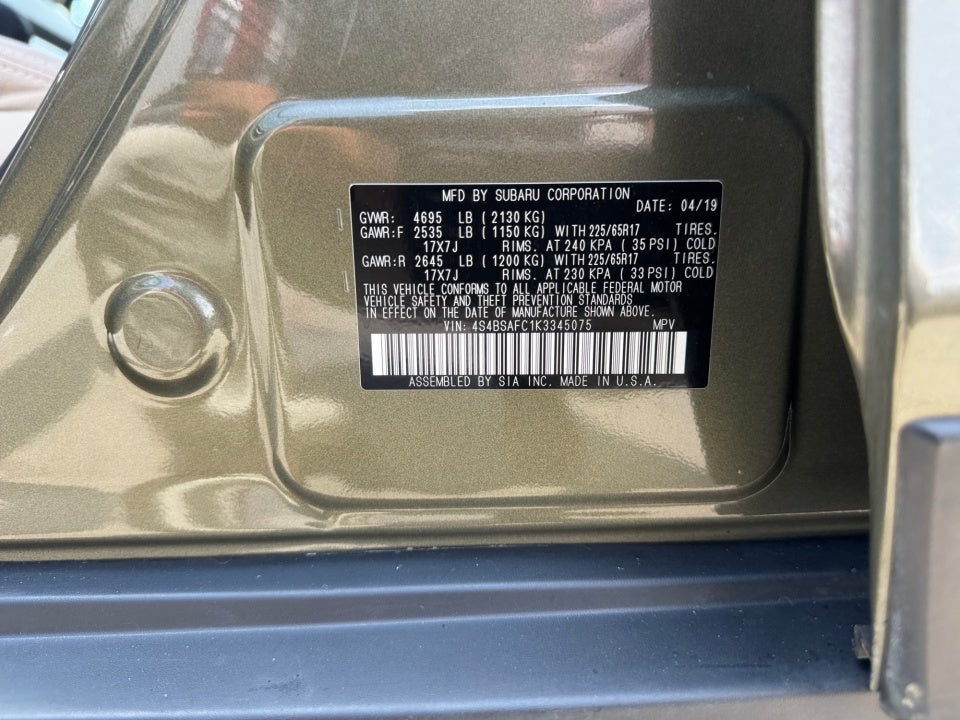 2019 Subaru Outback Premium