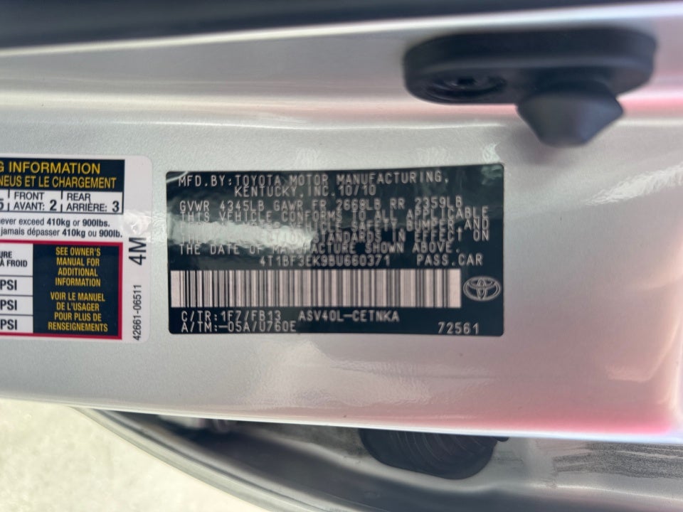 2011 Toyota Camry LE