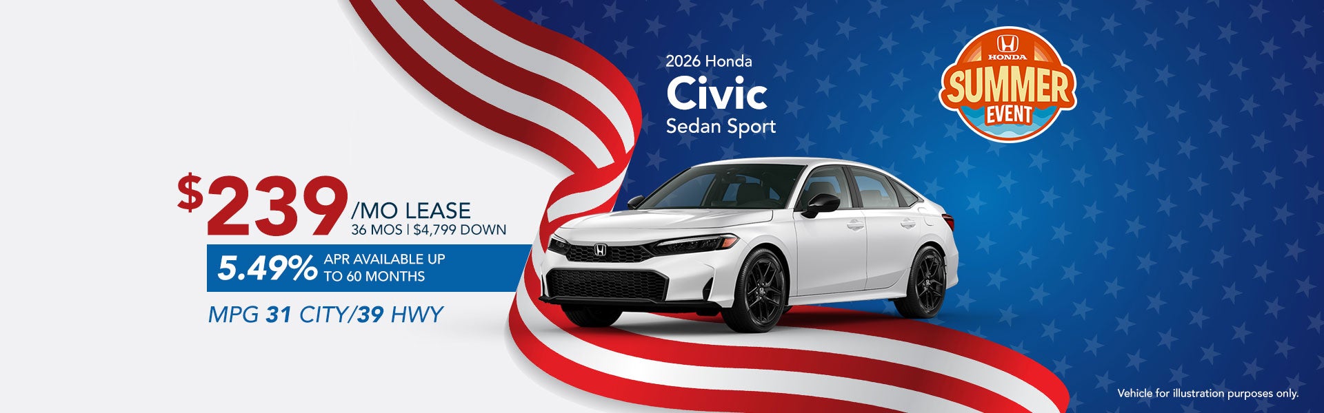 2026 Honda Civic Sedan Sport 