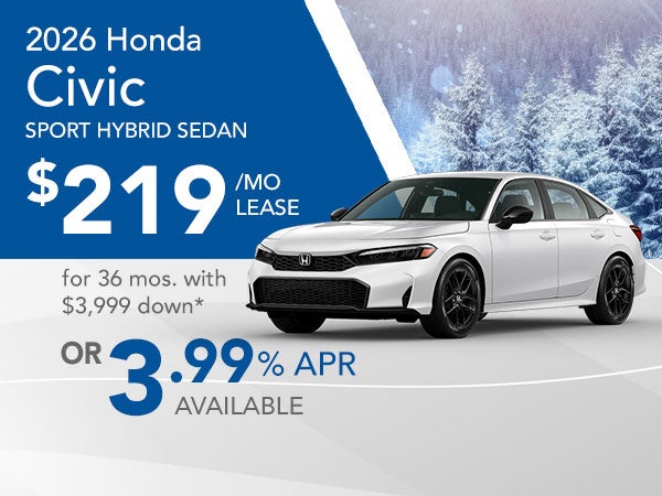2026 Honda Civic Sport Hybrid Sedan