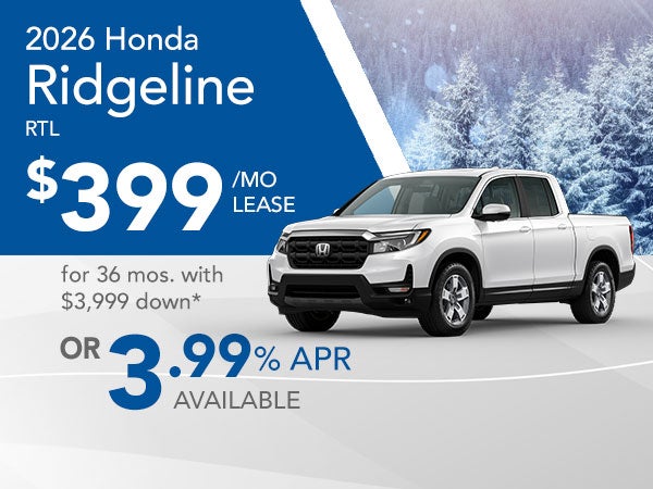 2026 Honda Ridgeline RTL