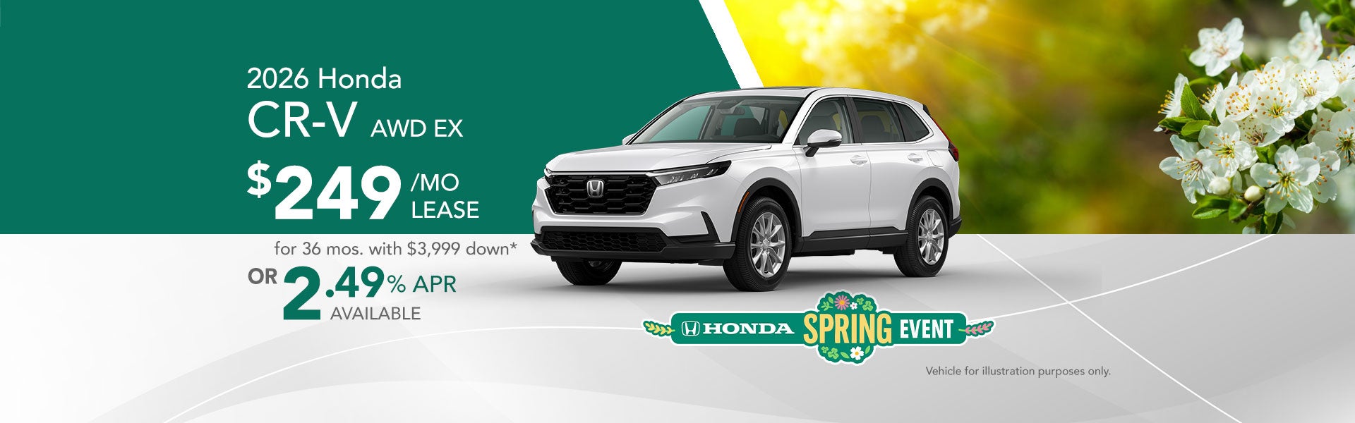 2026 Honda CR-V special offer March 2026