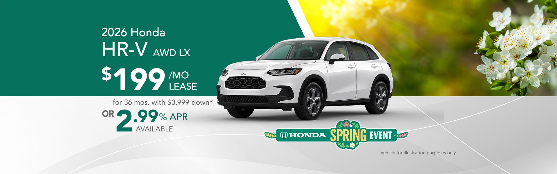 2026 Honda HR-V special offer March 2026