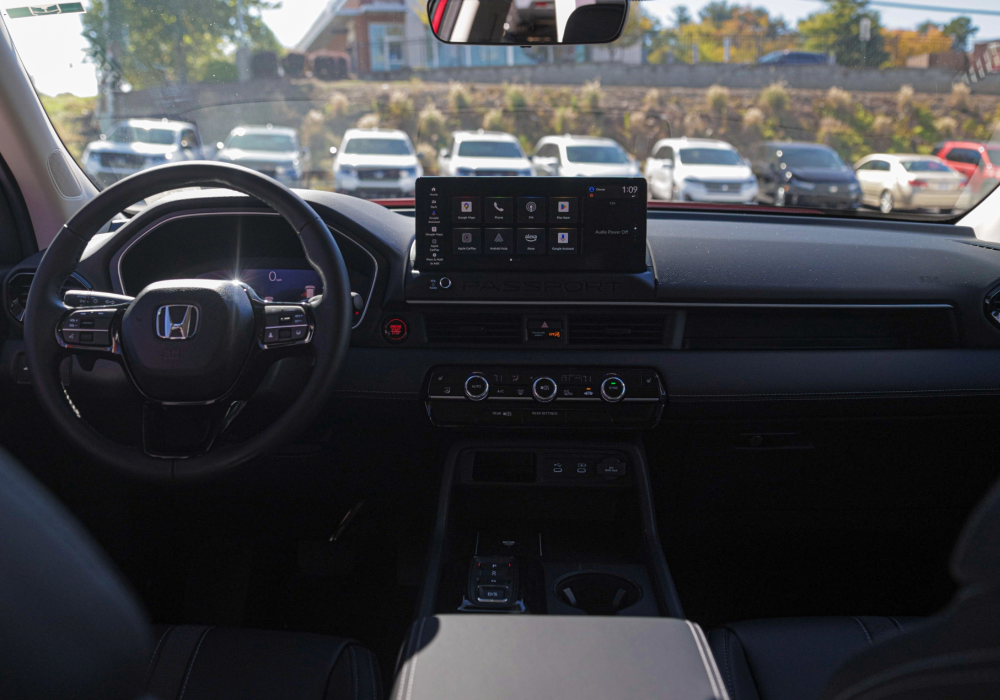 Honda Passport driving on road